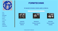 Desktop Screenshot of formtechnik-werkzeugbau.de